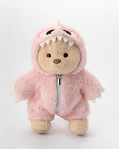 PatiPuff™ Pembe Tüylü Dino Puffy